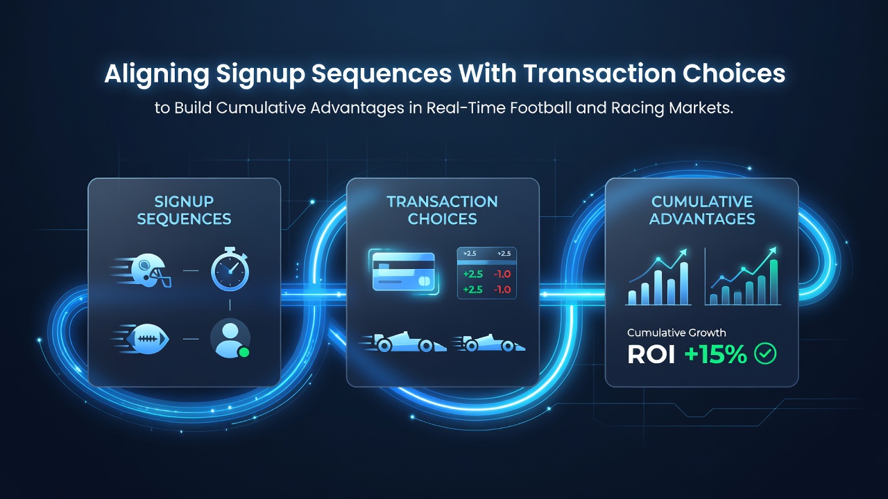 Diagram showing aligned signup sequences and transaction flows for real-time betting platforms