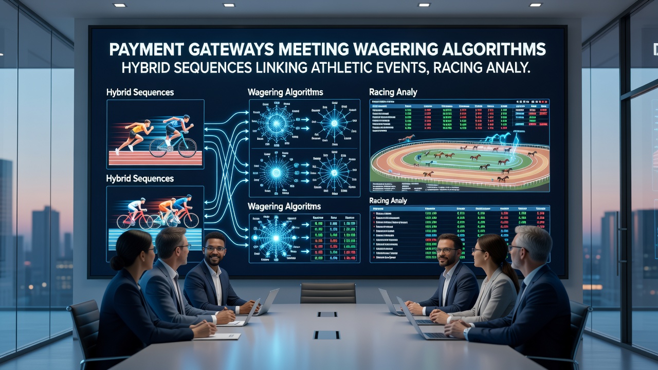 Smartphone screen showing seamless transition between athletic betting, racing analytics, and casino incentives via integrated payment systems